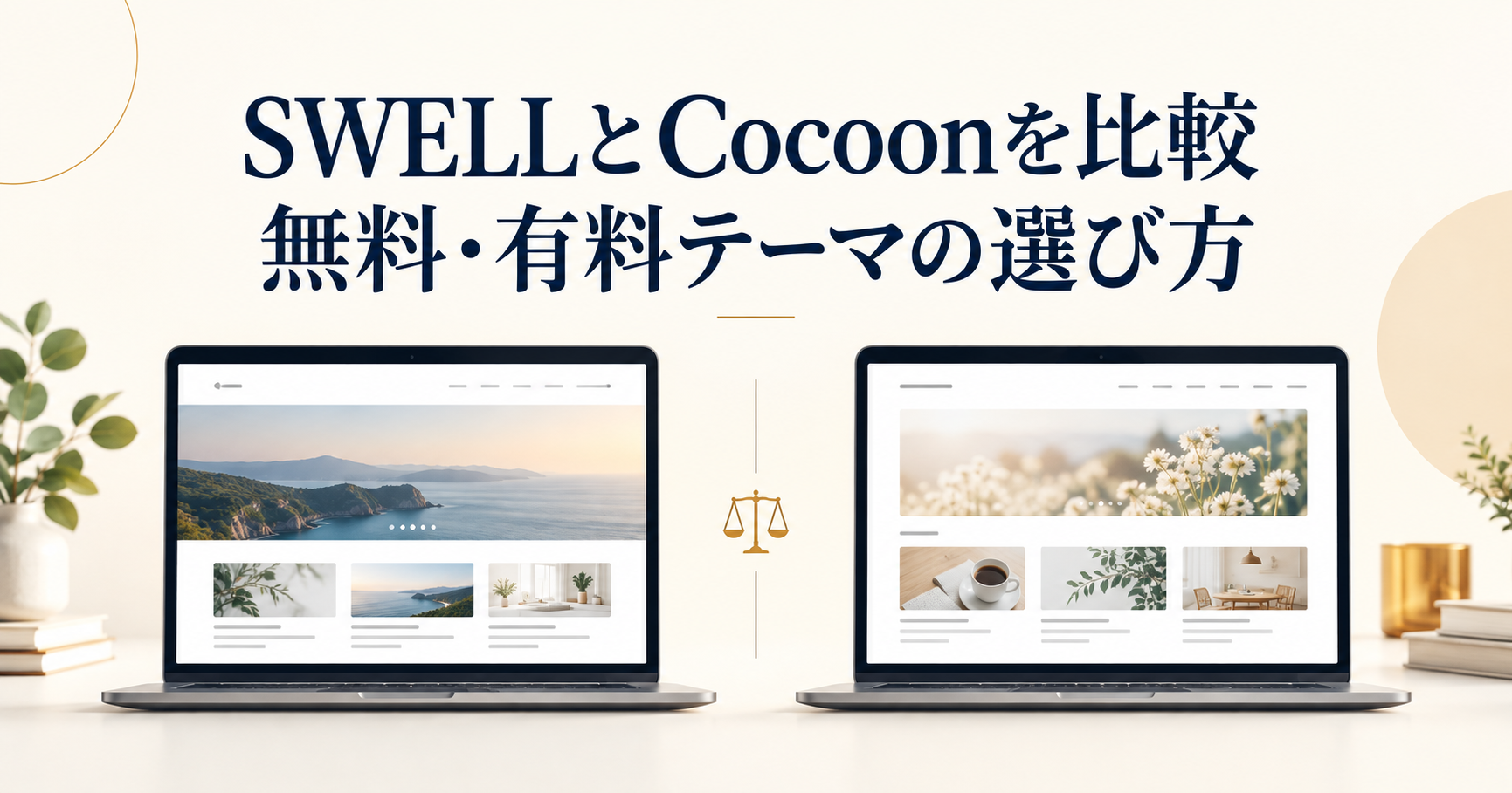 SWELLとCocoonを比較|無料・有料テーマはどちらがおすすめ?