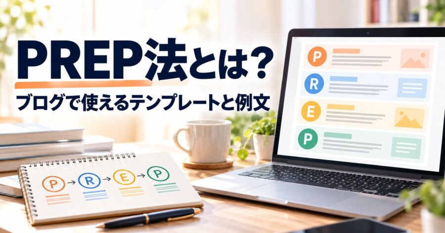 PREP法を使ったブログ記事の構成