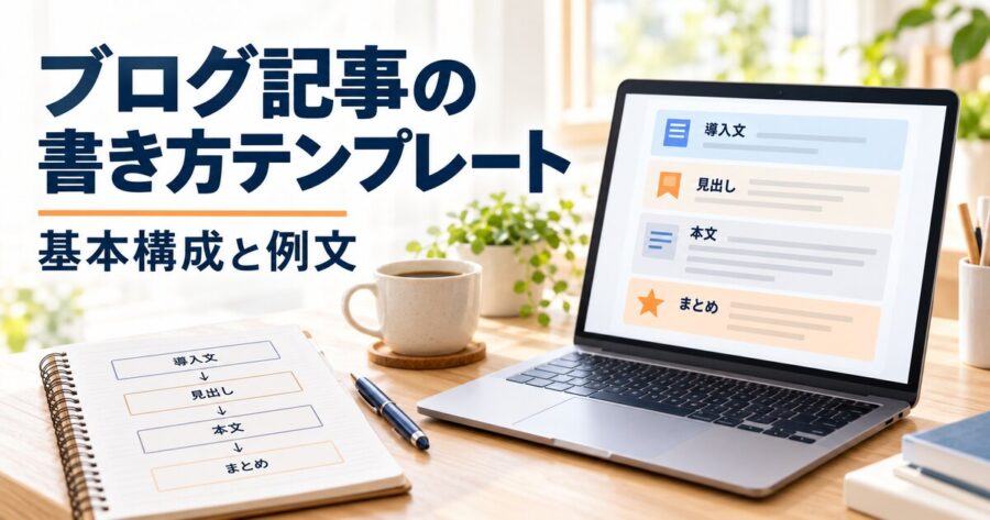 ブログ記事の書き方テンプレートと基本構成