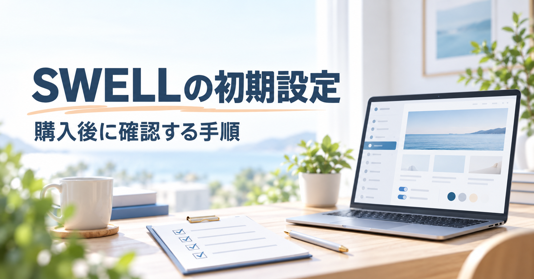 SWELL購入後に確認する初期設定