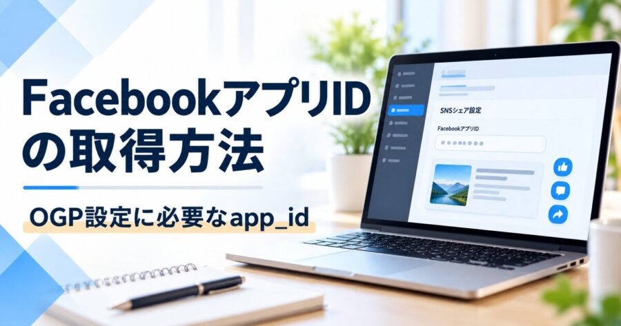 FacebookアプリIDの取得方法とOGP設定