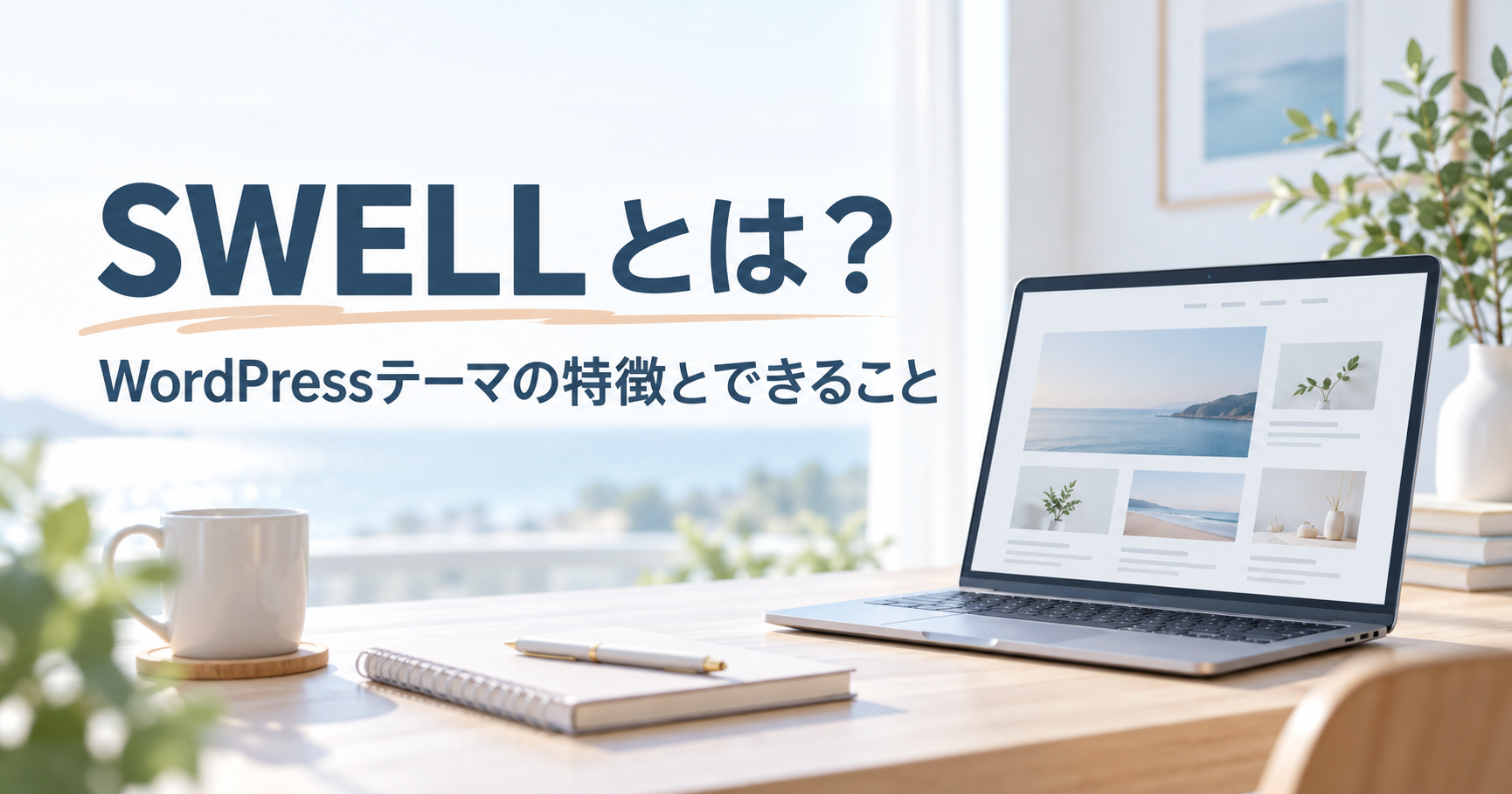 SWELLとは何かを説明するWordPressテーマのイメージ