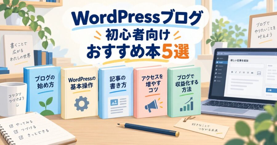 WordPressブログ初心者におすすめの本5選