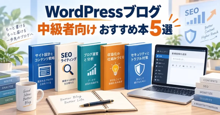 WordPressブログ中級者におすすめの本5選